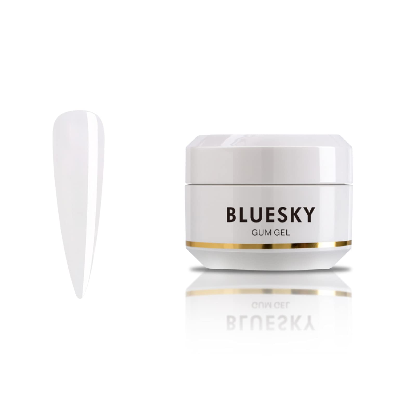 Bluesky Gum Gel 15 ml, Clear, Poly Gel Builder Colours For Poly Gel Nail Kit, Quick Nail Extensions (Requires Curing Under LED UV Lamp)