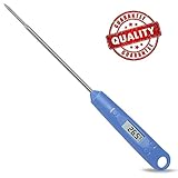 Digital Food Thermometer,Instant Digital Read Thermometer,Best Quick Read Digital Cooking Thermometer for All Food, Grill, BBQ and Candy, Fastest Food Thermometer with LCD Screen by iMallcoo (Blue)