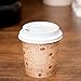 Disposable Espresso Cups with Lids - 4 Ounce Cafe Paper Coffee Cup with Lid - the Perfect Bundle for the Espresso Lover in Your Life