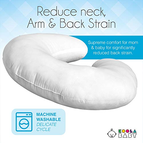 2 Pack -Nursing Pillow and Positioner Newborn Breastfeeding Pillow, Infant Support Cushion and Portable for Travel - Made with Breathable Cotton Blend- Machine Washable