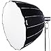 Selens 36 inches / 90 Centimeters Parabolic Softbox with Bowens Mount, Hexadecagon Deep Parabola Quick Folding Softbox for Photo Studio Lighting Flash Light