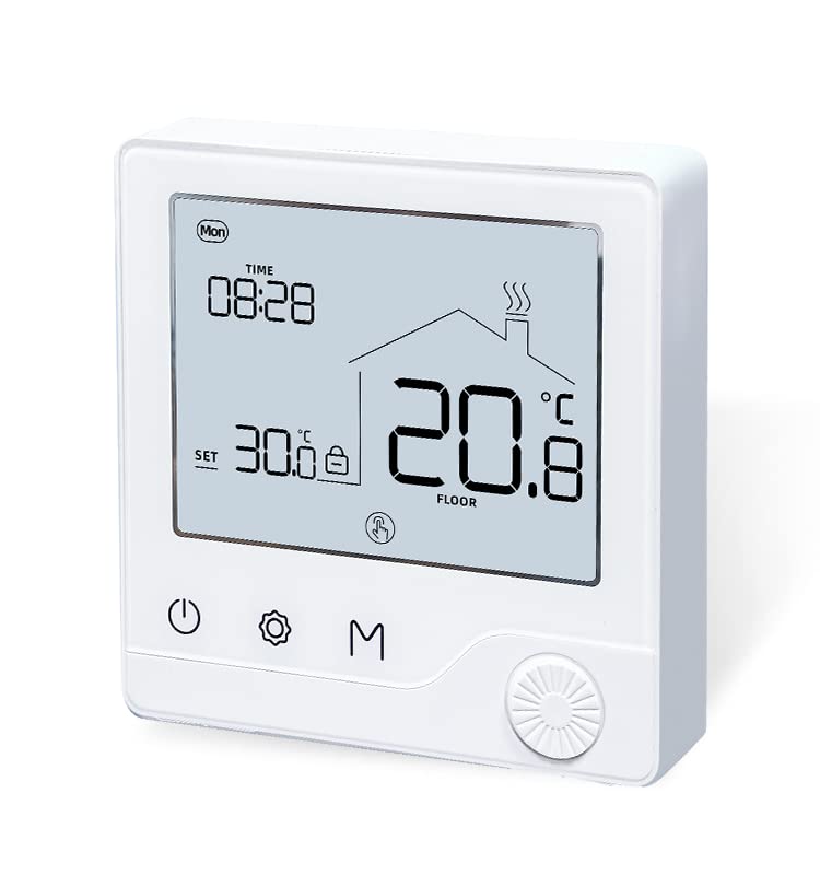 Digital Proframmable Thermostat Underfloor Heating Temperature Controller Smart Electric Floor Heating Thermostat