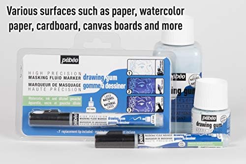 Pebeo Drawing Gum Bottle 250 Ml Amazon Com Au Office School Supplies