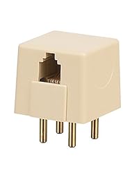 Radioshack® 4 Prong Modular Adapter (Marfil)