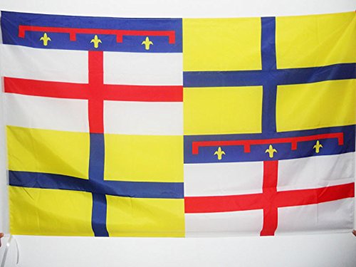 AZ FLAG - Emilia Flag - 2x3 Ft - Italian Region Banner with Sleeve - 100% Polyester - Fade Resistant - Vivid Colors - 2' x 3' Feet - 90x60 Cm