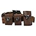 DP Cosplay Belt with Pockets Pouches Bag New Movie Version Wade Leather Waist Belt Halloween Costume Props (Medium)