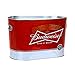 Budweiser Beer Oblong Metal Painted Ice Gift Bucket Tub Tote by Non Branded