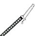 Intrepid International Nylon Lead Chain with Diamond Pattern, Black/Silverthumb 1