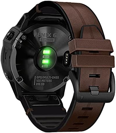 Amazon.com: Abanen Quick Fit 26mm Leather Watch Bands for Garmin