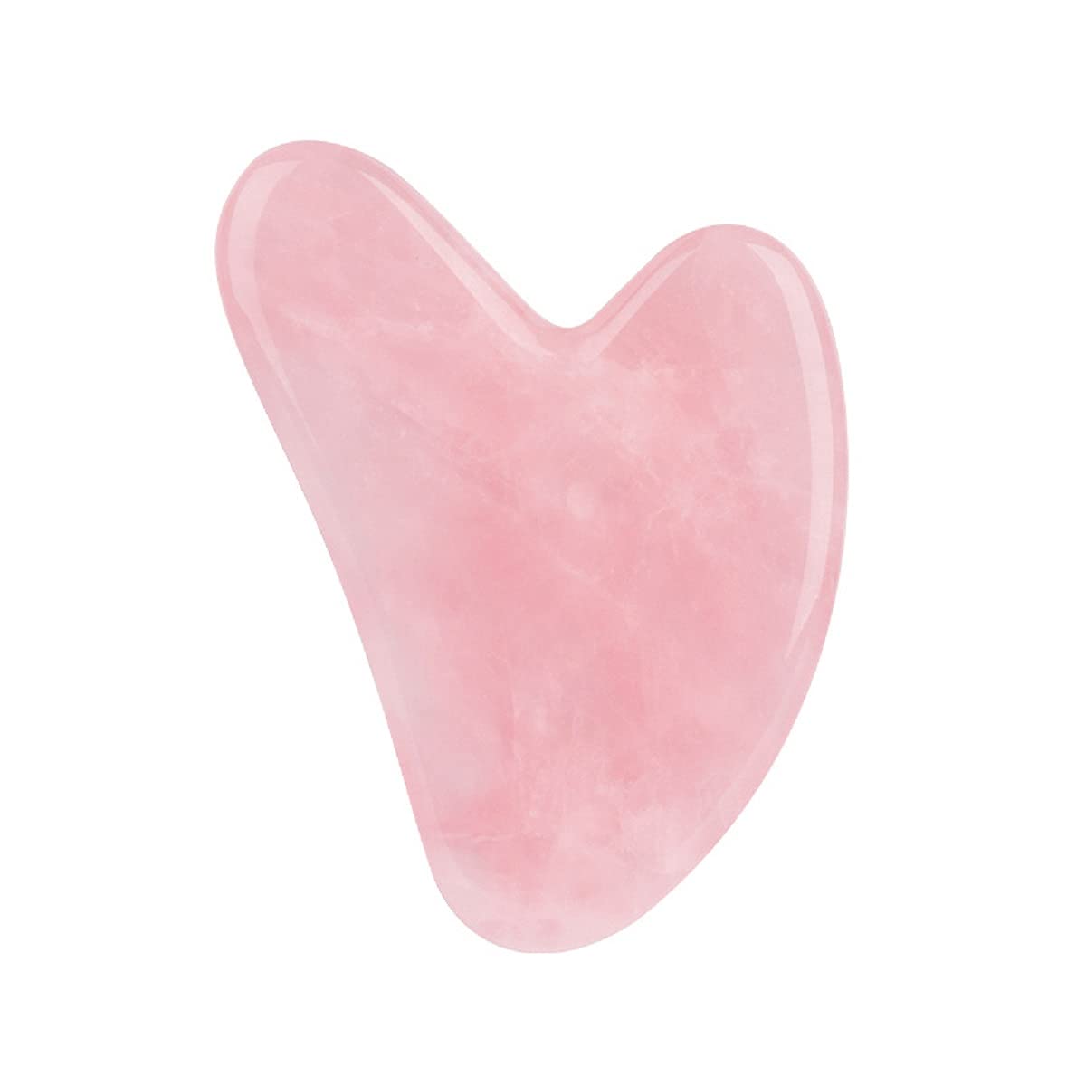 Chaioe Facial Tool,Gua Sha Stones,Natural Jade Stone Guasha Board for SPA, Gua Sha Scraping Massage Tool on Face, Eye, Neck - Beauty Jade Facial Roller for Slimming Firming (Dark Pink)