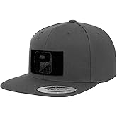 Pull Patch Flat Bill Premium Snapback Hat Baseball Tactical Cap | 2x3 in Loop Surface to Attach Patches