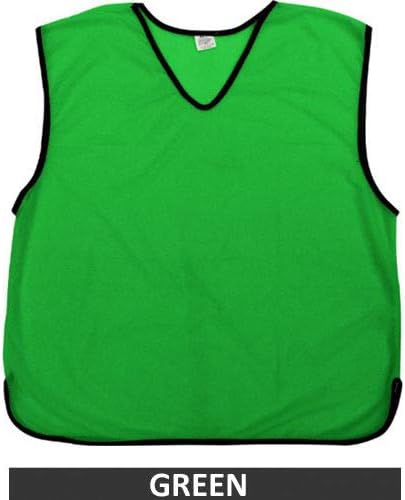 Sterling Sports® 10 X Training Bibs Sports Mesh Bibs Football Soccer Rugby Sports Bibs Function Party Outdoor Kids Junior Youth and Adult Sizes