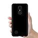 Skmy LG K20 Plus Case, LG K20V K20 V Case, LG Harmony Case, K10 2017/LG V5/Grace LTE Case Clear, Soft TPU Case Crystal Transparent Slim Anti Slip Case Back Protector Case Cover for LG K10 (Black)