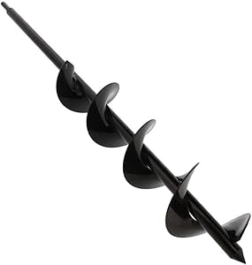 Huapa Auger Drill Bit,Garden Plant Flower Bulb Rapid Planter Umbrella Hole Digger for 3/8” Hex Drive Drill(324inch)