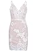 Simplee Women's Sexy V Neck Straps Sequin Bodycon Mini Dress Party Clubwear, White, 1/7, Medium