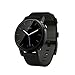 Motorola 2nd Generation Moto 360 42mm Smartwatch with Leather Wrist Band - Renewed (Black)