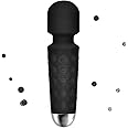 GWWJGSN Electric Handheld Mini Massager - Portable Waterproof Back Massager - Deep Muscle Massage Tool for Blood Circulation, Black