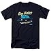 Popfunk Dexter Bay Harbour Moonlight Fishing T-Shirt & Stickers, Large, Navy