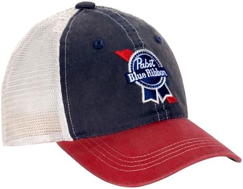 Amazon.com: Pabst Blue Ribbon Logo Reversible Bucket Hat
