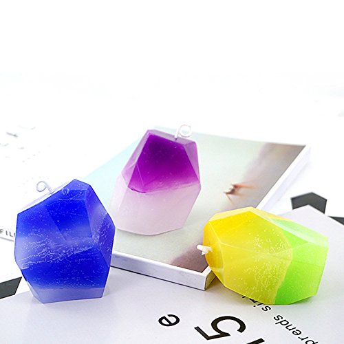 3 Styles DIY Resin Diamond Jewelry Casting Molds, Silicone Mold Kit, Liquid Resin Craft Molds - Thumbnail 5