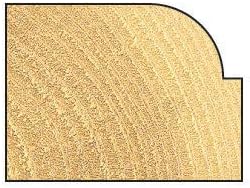 Trend CraftPro Bearing Guided Round Over Router Cutter, 1/4 Inch Shank, 12.7mm Radius, 19.1mm Cut Length - Image 5