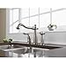 Delta Faucet Victorian Single-Handle Kitchen Sink Faucet with Side Sprayer in Matching Finish, Chrome 155-DST