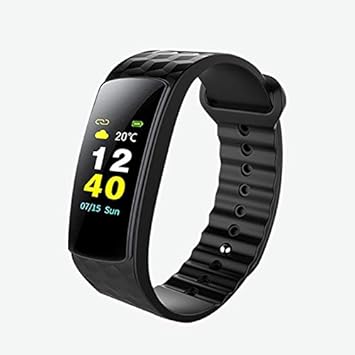 Amazon スマートブレスレット Ips Lcd ウェアラブルスマートウォッチ 多機能スポーツウォッチ 心拍計 歩数計 腕時計ip67防水 着信 電話通知 Line通知 温度 目覚まし時計 Iphone Android対応 日本語対応 心拍計