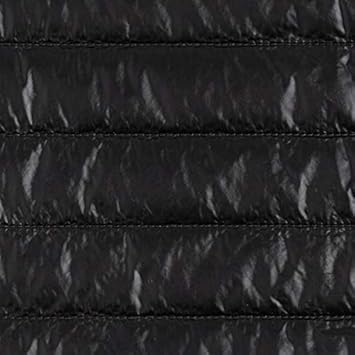 Fabulous Fabrics Steppstoff Futterstoff Streifen 4 cm – schwarz — Meterware ab 0,5m — zum Nähen von Westen, Jacken und Mäntel