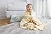 Muslin Cotton Baby Toddler Blanket | 6 Layer | Summer, Security, Stroller, Car, Receiving Blanket or Wrap|Unisex Baby Shower Gift for Boys or Girls | Neutral Crib Bedding for Babies by Three Bugs Baby
