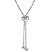 GemStar USA Sterling Silver 3mm Tanzanite Round-cut Chain Adjustable Pull-String Bolo Slider Tennis Bracelet for Women