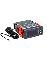 bayite AC 110V Fahrenheit   Controlador de temperatura digital (10 A, 1 relé con sensor)