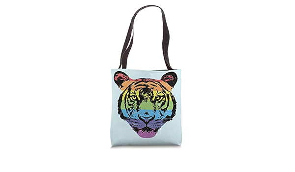 rainbow tote bolsa tiger