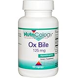 Nutricology, Ox Bile, 125 mg, 180 Veggie Caps - 2pc