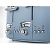 DeLonghi-Argento-Flora-CT04AZ-4-Slice-Toaster-Agave-Blue De'Longhi Argento Flora CT04.GR 4 Slice Toaster - Peppermint Green