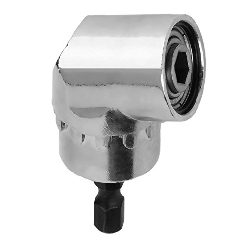 HiYi 105 Degrees Angle Extension 1/4inch 6mm Hex Drill Bit Screwdriver Socket Wrench Holder Tool - Thumbnail 4