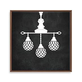 Framed Canvas Wall Art for Living Room, Bedroom Droplight Theme Canvas Prints for Home Decoration Ready to Hang - 16x16 inches