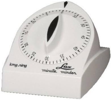 Lux Products #CP1929-14 White Long Ring Timer