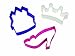 Wilton Princess Cookie Cutter Set, 3-Piece