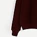 Women's Girl's Long Sleeve Autumn Winter Pineapple Loose Hoodie Sweatshirt Pullover Tops Blouse (M, Red)