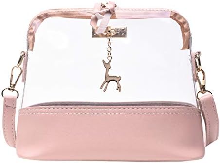 Sonnena Transparent Clear Crossbody Bag Cute Waterproof Messenger Shoulder Bag Wallets Purse Totes Handbag
