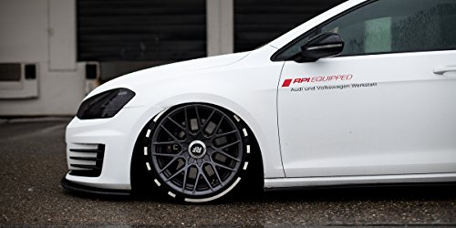 18" Inch Rotiform RSE Gunmetal Wheels Rims Only | Set of 4 | Includes Free Wheel Club LA T-Shirt | Fits Audi Mercedes BMW Infiniti Dodge Cadillac Chevy Ford Lexus Nissan Hyundai