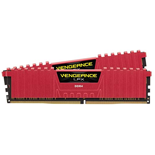 Corsair-Vengeance-LPX-Mdulo-de-memoria-XMP-20-de-alto-rendimiento-de-16-GB-2-x-8-GB-DDR4-2400-MHz-C16-color-rojo