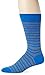 HUGO BOSS Men's Marc Design Stripes Crew Sock, Blue, 10-13/Shoe Size 6-12