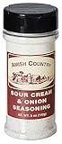 Amish Country Popcorn - Sour Cream & Onion Popcorn Seasoning (5 Oz.) Bursting with Old Fashioned Flavor - with Recipe Guide and 1 Year Extended Freshness Warranty
