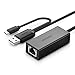 UGREEN USB 2.0 OTG to RJ45 Ethernet Network Adapter 10/100Mbps LAN Wired for Nintendo Switch, Android, Windows Tablets with Micro-USB and Wii, WII U, Windows 10, 8.1, 8, 7 XP Vista,Mac OS, Linux primary