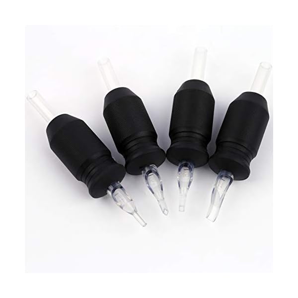 BISIBITA2 GYRO 1inch Disposable Tattoo Tubes with Clear Long Tips 20pcs (5R) Madcity Tattoo