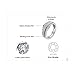 JewelryPalace 0.7ct Cubic Zirconia 3 Pcs Stackable Wedding Band Anniversary Engagement Ring Bridal Sets 925 Sterling Silver Size 6