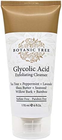 glycolic acid containing face wash