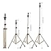 HYOUJIN Golden Wig Stand Metal Adjustable Mannequins head Wig Head Training Head Cosmetology Hairdressing Tripod Stand for Hair Extensions Canvas Block Wig Head （Golden）thumb 2