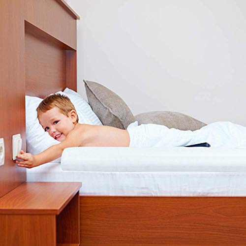Portable Bed Rail for Toddlers - Inflatable Baby Bumper 2-Pack